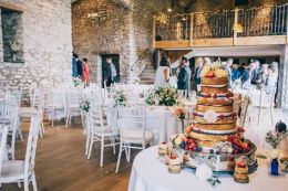 Wedding Cake, 'Priston Mill', Bath (Aug 2015)