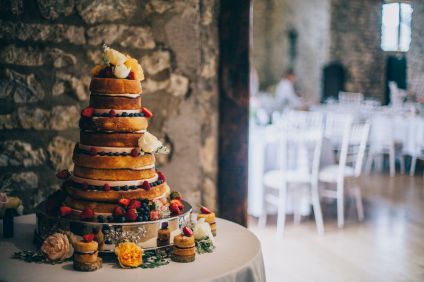 Wedding Cake, 'Priston Mill', Bath. August 2015
