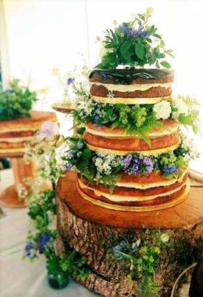 Wedding Cake, 'Cornish Tipi Weddings'. May 2016
