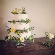 Wedding Cake 'Dartington Hall'. July 2016
